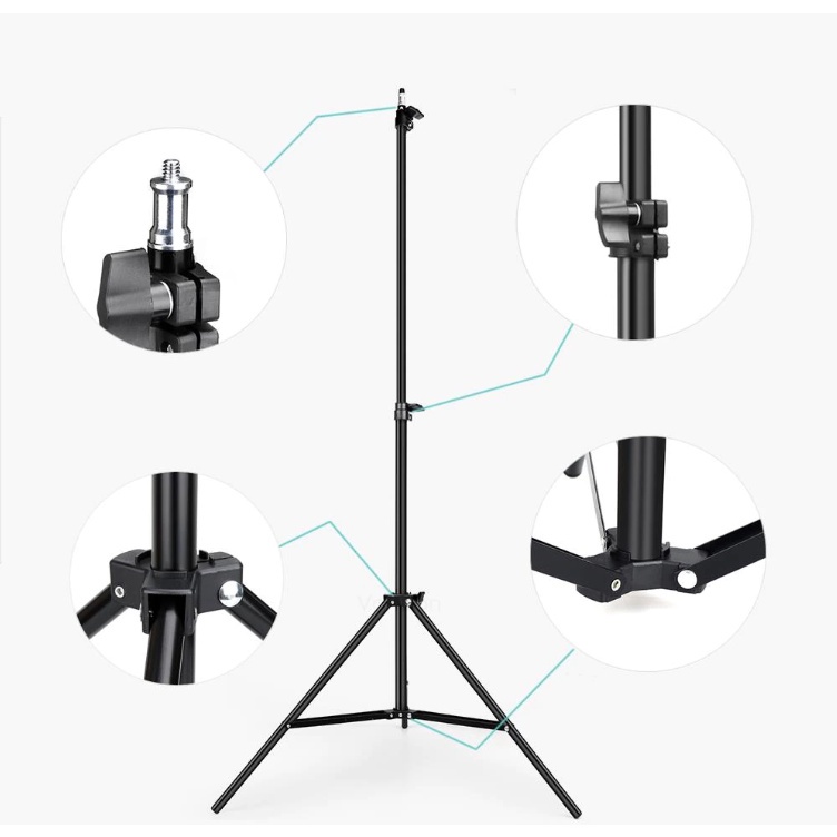 Tripod Hp 3121 Camera 2.1 meter Bahan Besi tripot stand untuk hp kamera lampu lighting ringlight panjang maksimal 2meter