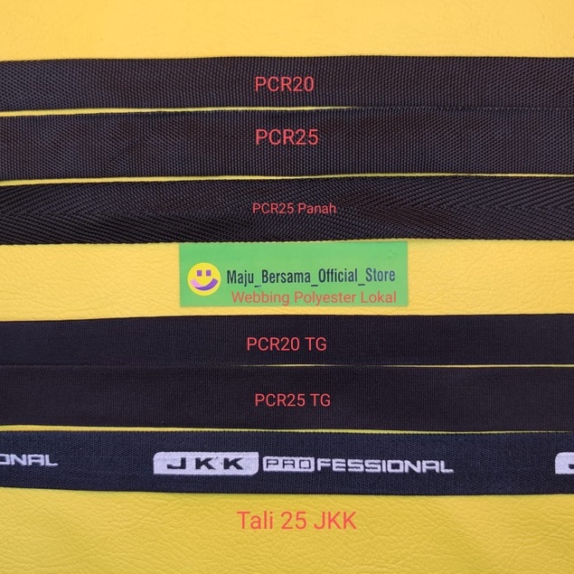 Webbing / Bisban Polyester Lokal 600denier - PCR20 / PCR25 + Motif - SK1