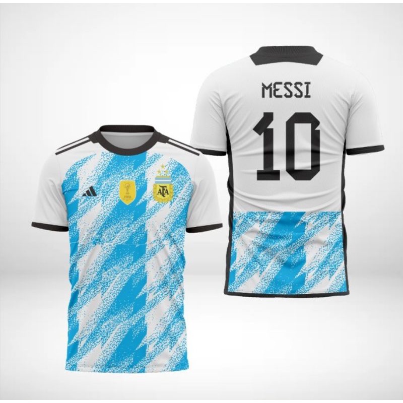 Jual Jersey Argentina Spesial Edition Juara Piala Dunia Qatar Full Printing Free Nama Dan