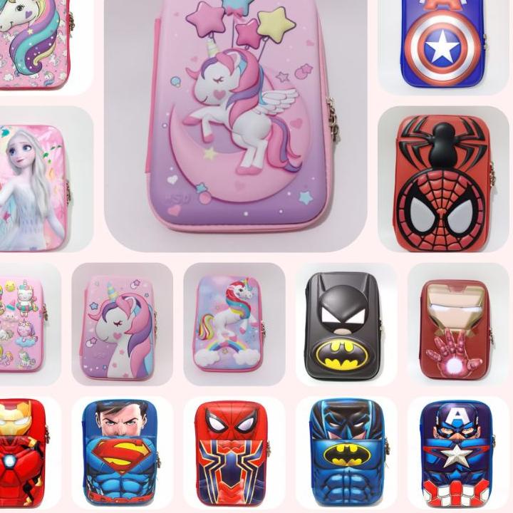 

Model Baru - Tempat Pensil Anak Perempuan Unicorn LOL Frozen Hello Kitty Kotak Pencil Case Emboss Model Smiggle ,.