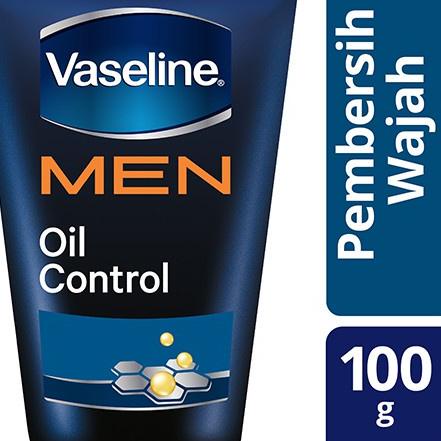 ょ Vaseline Men Face Wash Oil Control 100 gr ㅘ