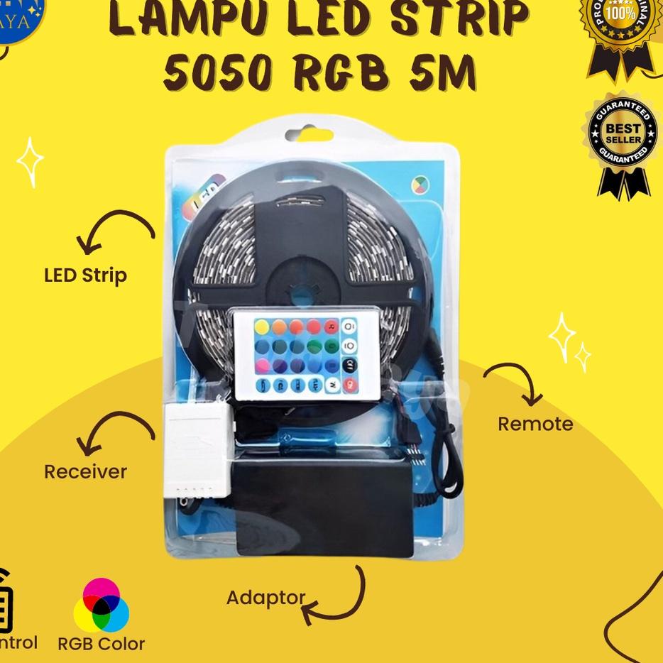 Ready Promo Lampu LED Strip 2835 5050 RGB IP 65 WATERPROOF
