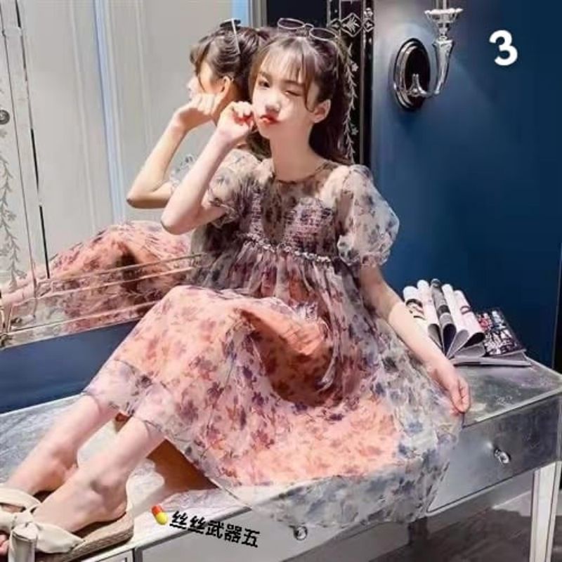 dress bunga smoke 140 only