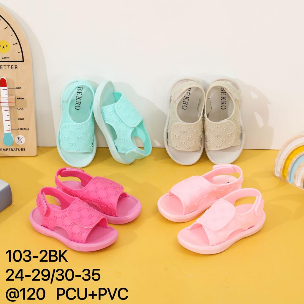 SANDAL SEPATU BAYI ANAK BAHAN KARET PVC UKURAN 24 S.D 29