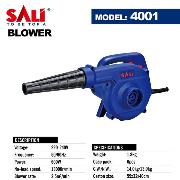 SALI Hand Blower Electric Mesin Tiup Hisap Elektrik 4001