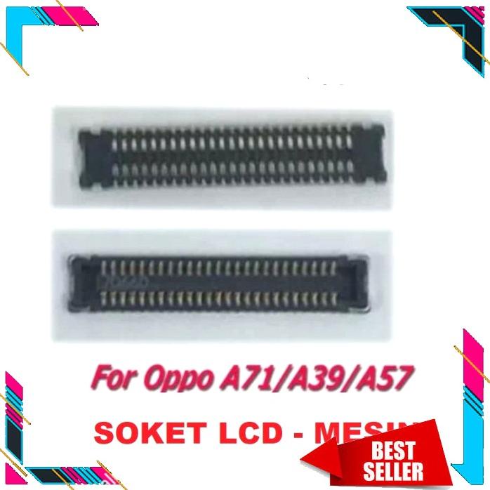Acc Hp Oppo A57 A71 A39 Connector Conector Konektor Socket Soket Lcd Mesin