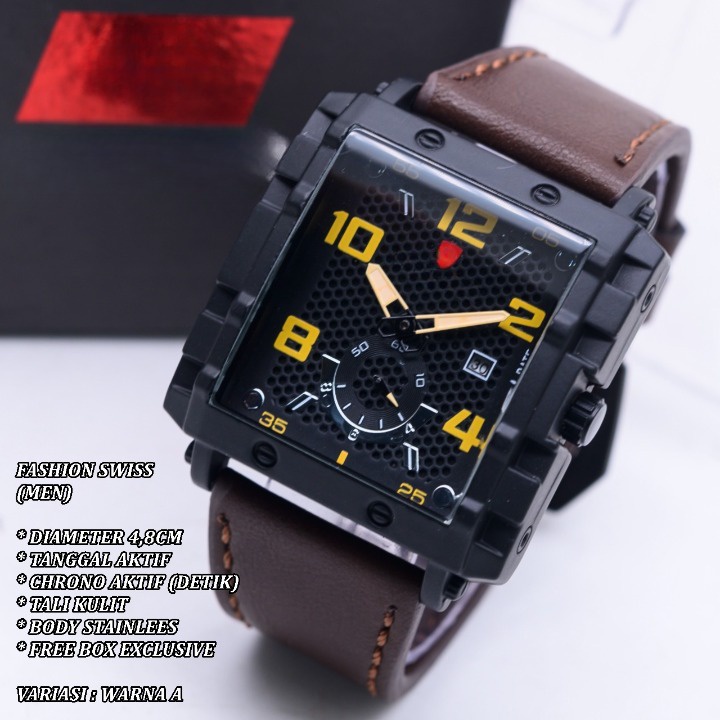 (FREE BOX) JAM TANGAN PRIA FASHION HB0191