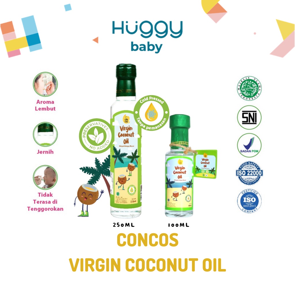 Concos Virgin Coconut Oil Kids | VCO Minyak Kelapa