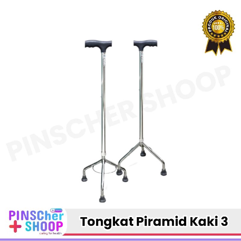 TONGKAT PIRAMID KAKI 3 | TONGKAT BANTU JALAN LANSIA