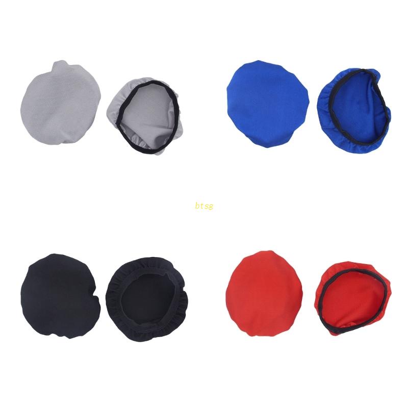 Btsg 1pasang Earcup Pelindung Telinga Dapat Dicuci Dengan Penutup Telinga Yang Dapat Melar Untuk Earpad Diameter 9-11cm