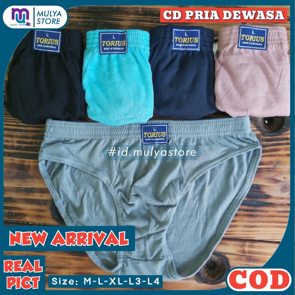 CD Pria Dewasa Bahan Halus Lembut Celana Dalam Cowo Satuan Torius High Quality