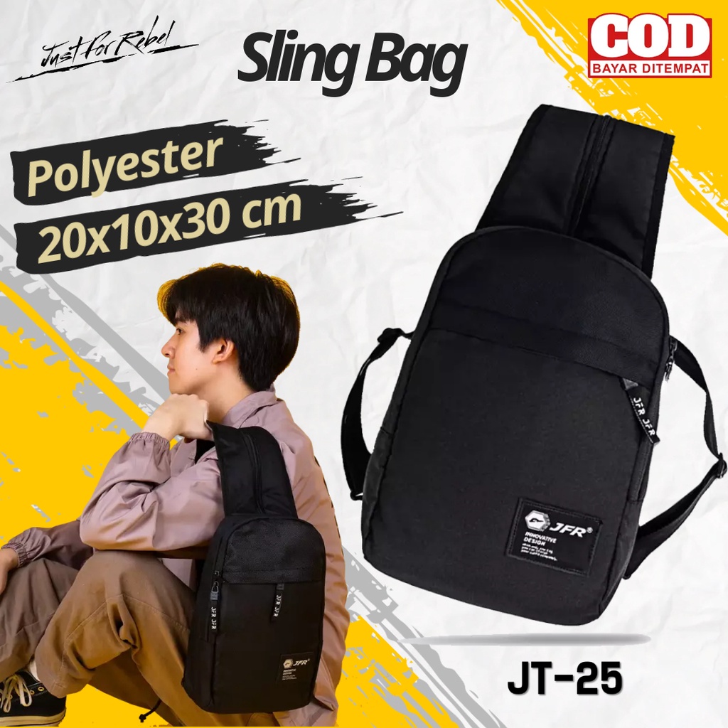 Tas Selempang Bahu Sandang Samping 2in1 Ransel Pria Bapak Cowok Laki Laki Remaja Dewasa Keren Distro