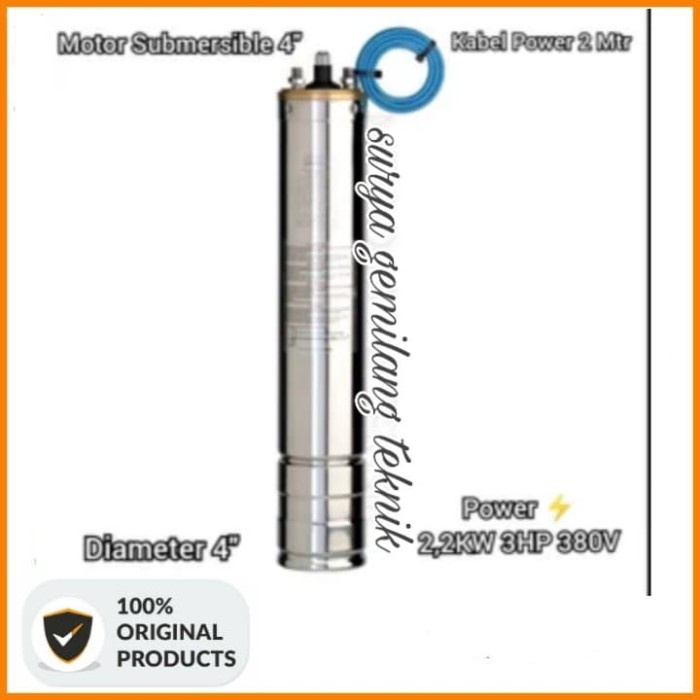 Motor Pompa Venezia 3Hp 3Phasedinamo,Pompa Satelit Submersible Venezia