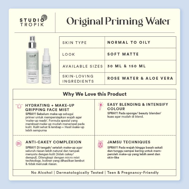 STUDIO TROPIK Original Priming Water