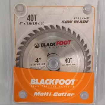 Blackfoot Mata Gergaji Multi Cutter 4" X 40T Mata Gergaji Kayu Besi 4" belanjate77
