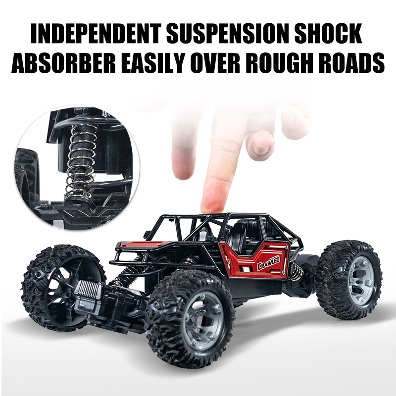 Mobil Remote Control Rock Crawler Offroad Alloy Material Mainan Anak Termurah