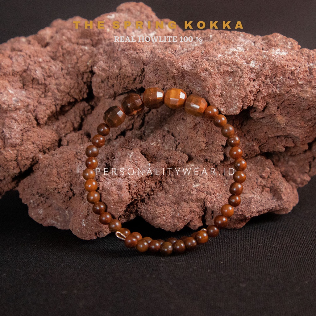 Gelang Kayu Bertuah Kokka Kaukah ASLI Original CUSTOM SPRING