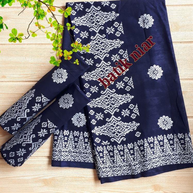 Terbaik kain batik prada gold dan silver niar songket palembang