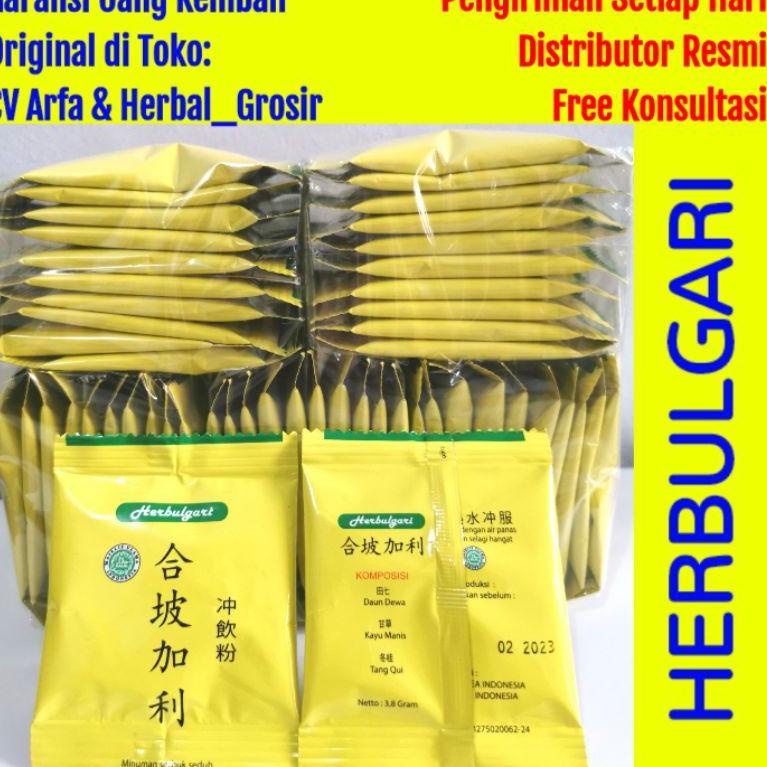 

(PROMO 8HJ57) HERBULGARI | TEH HERBULGARI 10 Sachet Promo Garansi Uang Kembali ✽