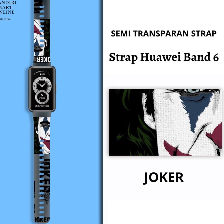 Sale Strap Huawei Band 6 Transparan Honor Band 6 Silicone Strap Pengganti Huawei Band 6 Honor Band 6