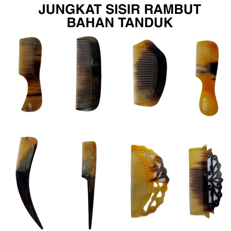 Sisir rambut asli tanduk