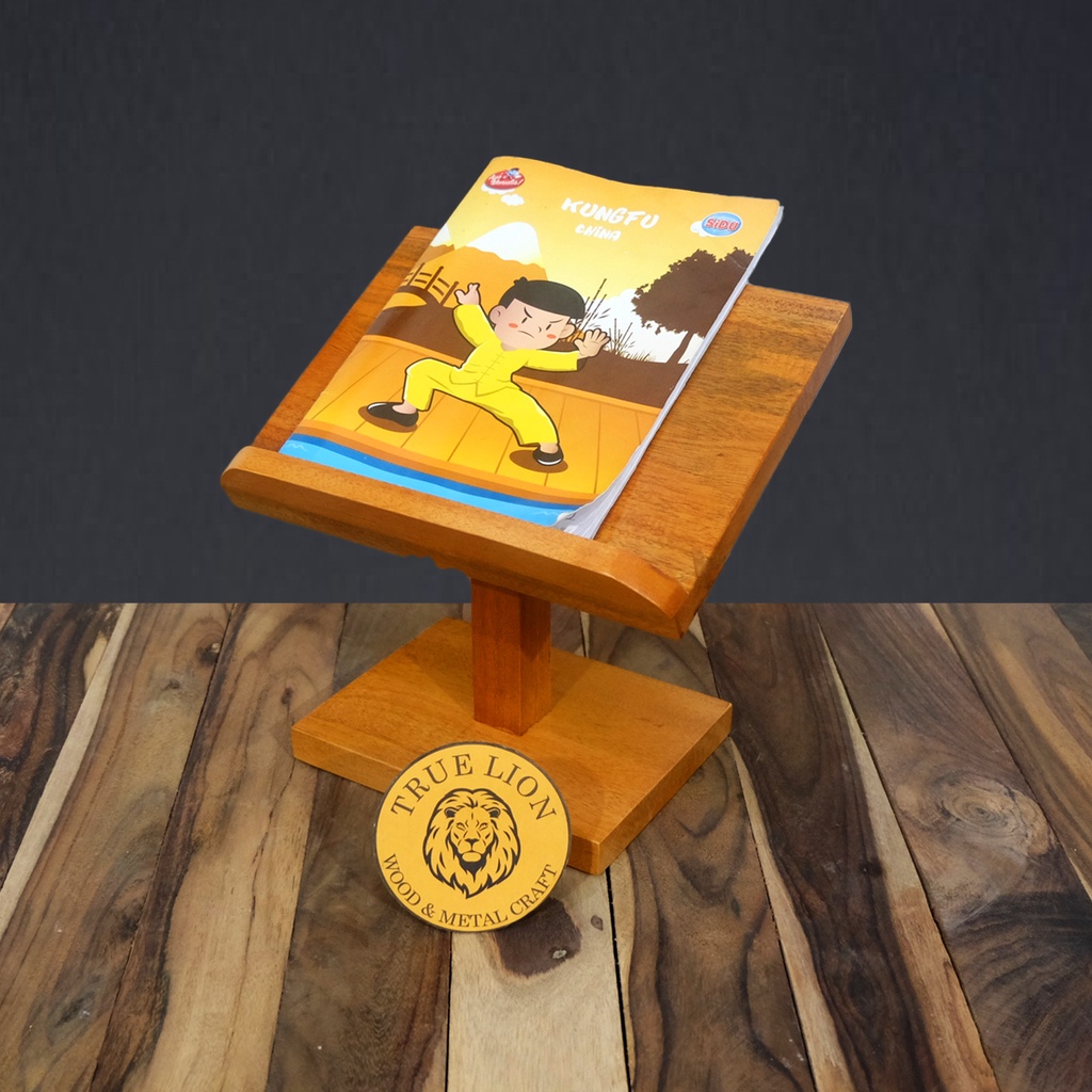 Meja Buku Kayu /  Meja Alquran / Meja Baca Alquran