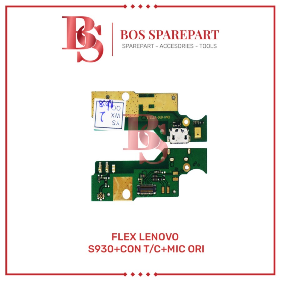 FLEXIBEL LENOVO S930 + CONNECTOR CHARGER + MIC ORI