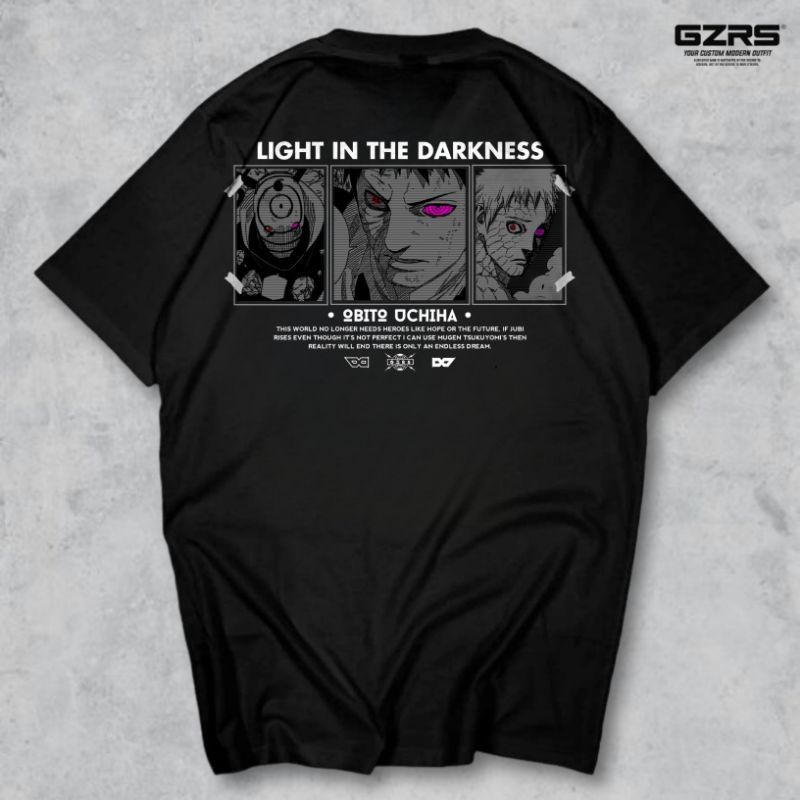 T-SHIRT LIGHT IN THE DARKNESS OBITO