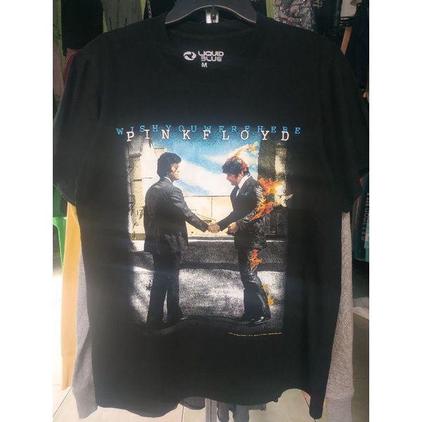 kaos liquid blue pink floyd wish you were here second ❌SOLD❌