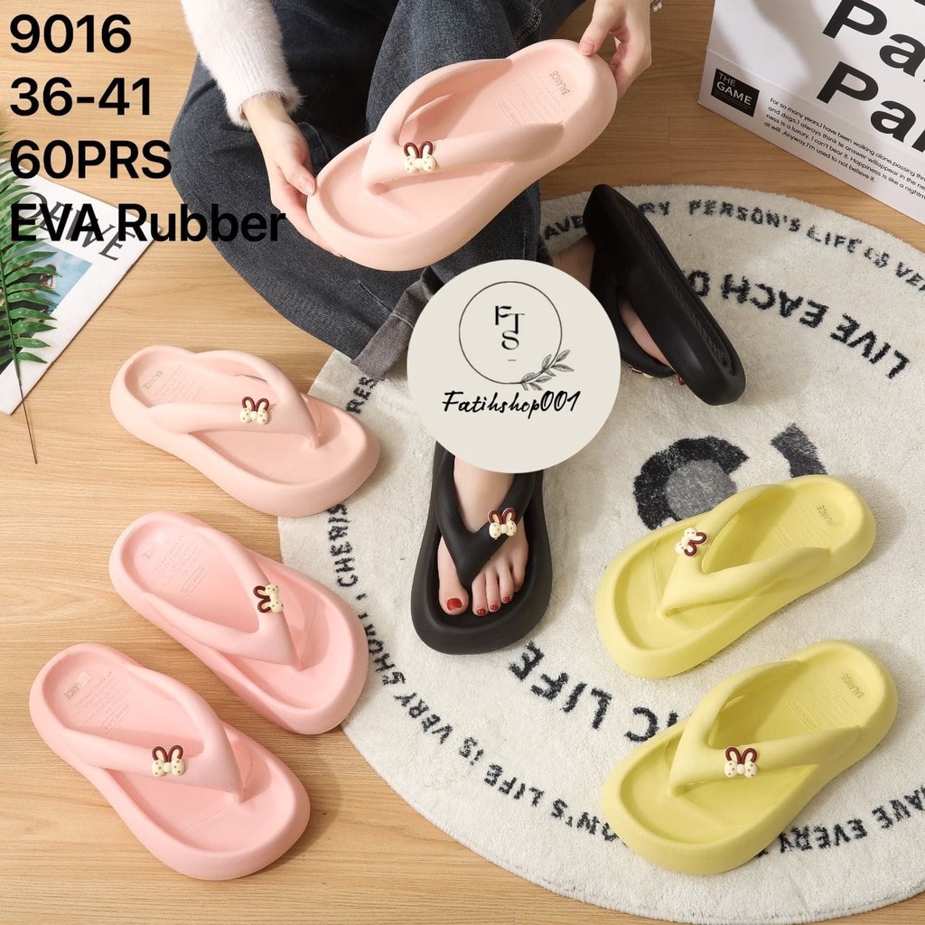 sandal jepit wanita import 9016 936-41)sandal wanita terlaris Sandal bangkok