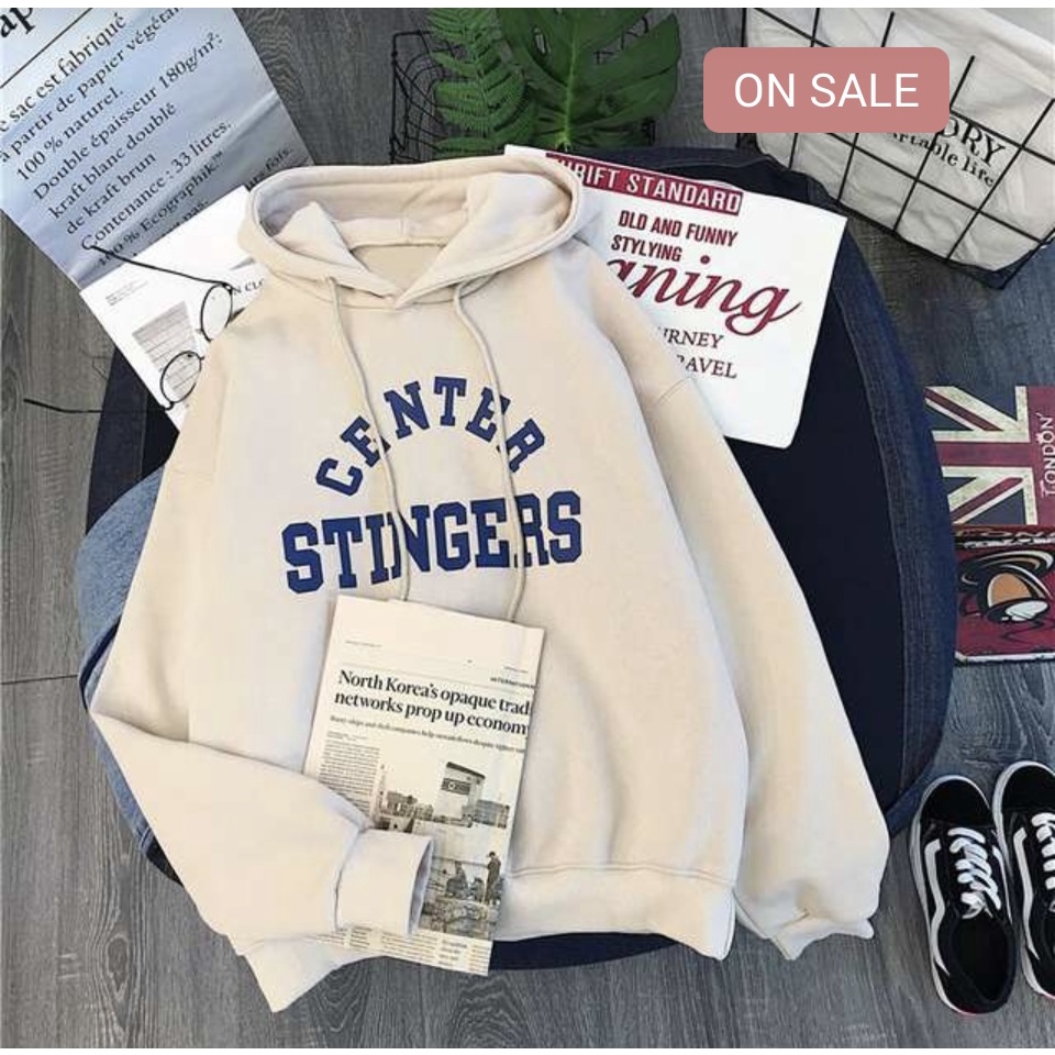 CENTER STINGER Jumper Hoodie II Sweater Hoodie Trendy II Sweter Oblong Topi Sz M - XL Anak &amp; Dewasa ( Pria &amp; Wanita )