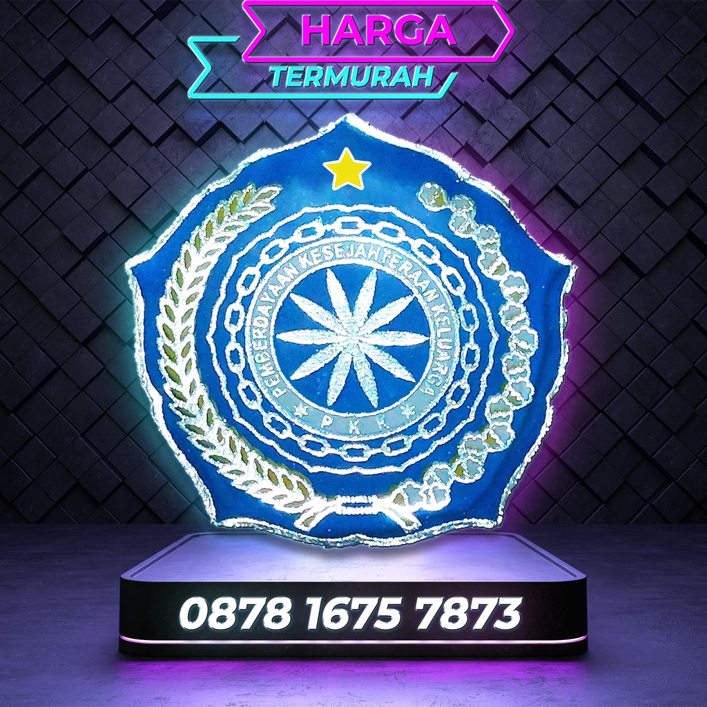 Pin PKK Bros Logo PKK Logam Berkualitas