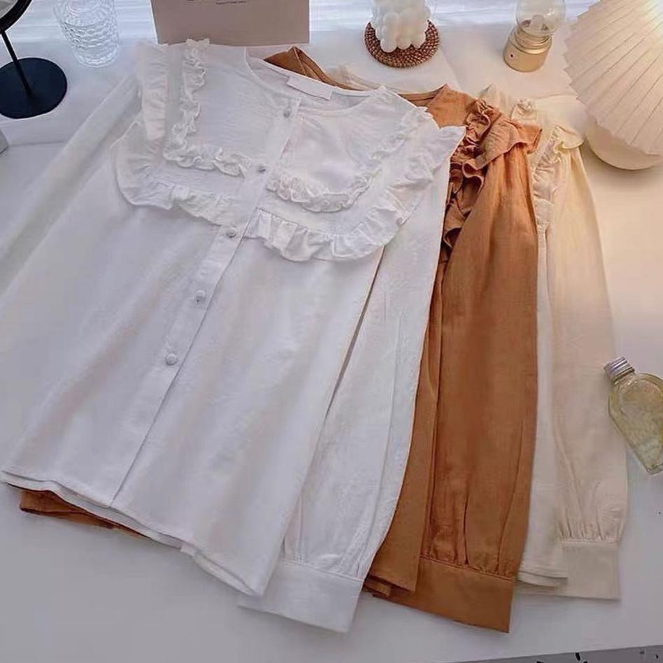 SCR.11De22в– BLOUSE CRINCLE / CILA BLOUSE / BLOUSE WANITA / BLUS KOREAN STYLE