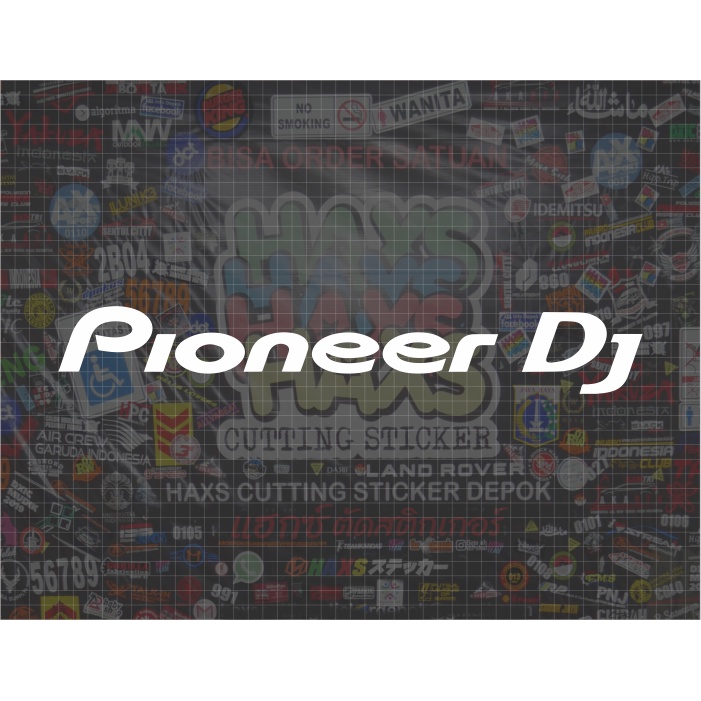 Cutting Sticker Logo Pioneer Dj Ukuran 40 Cm Untuk Mobil &amp; Motor