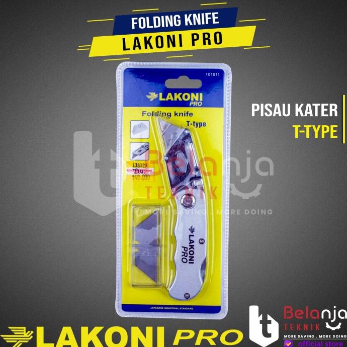 

Lakoni Pro Pisau Cutter Lipat T-Type Folding Knife Pemotong Kertas belanjate77 Segera Dapatkan
