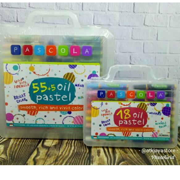 

Kekinian ! Crayon 55 warna Pascola Oil pastel ~