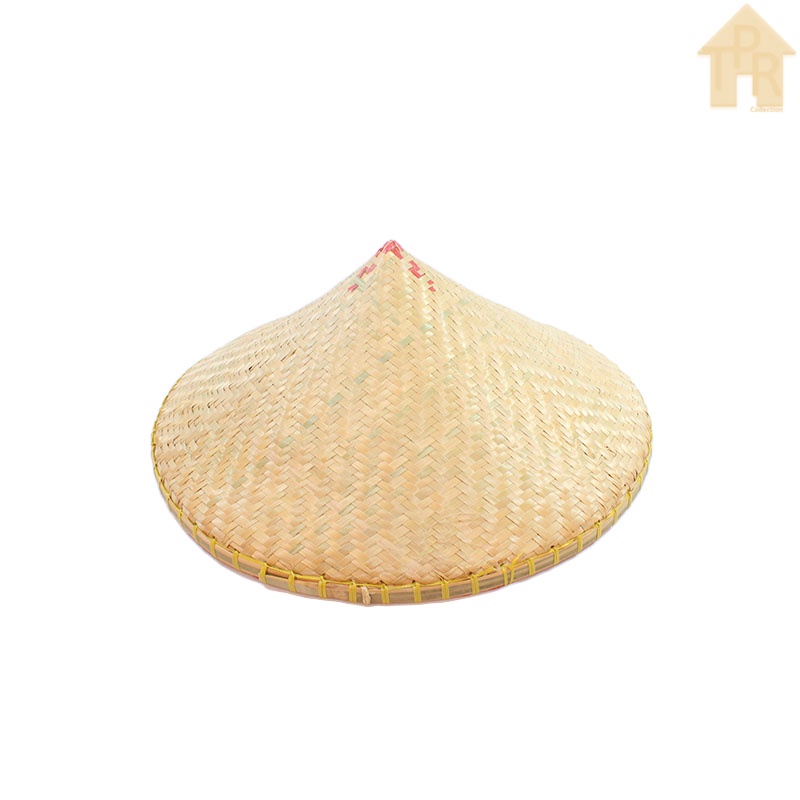 Bambu - Caping Dudukuy Topi Petani Sol Kuning D44