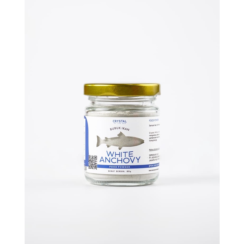 

Crystal of the sea 20gr BPOM certified White Anchovy Powder / bubik ikan teri nasi / white bait