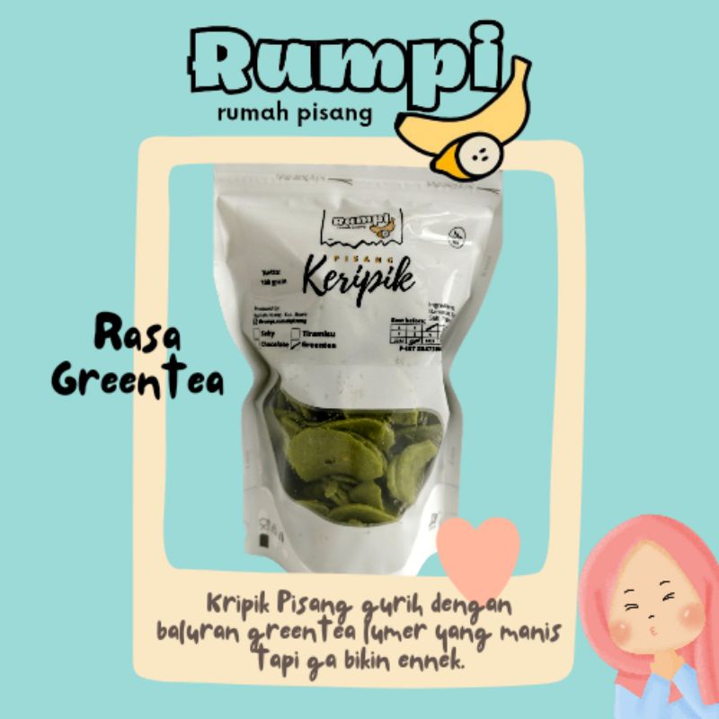 

Kripik Pisang Greentea Lumer