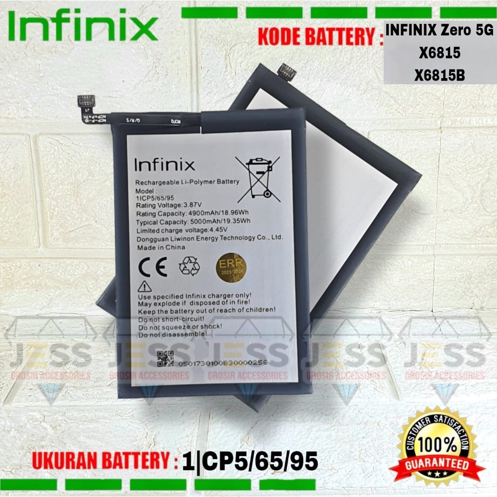 Baterai Battery Original INFINIX Zero 5G - X6815 - X6815B