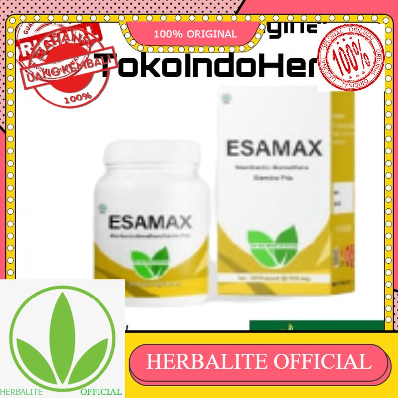 100% ORIGINAL ESAMAX Obat Herbal Original Suplemen Pria Bpom Esamax