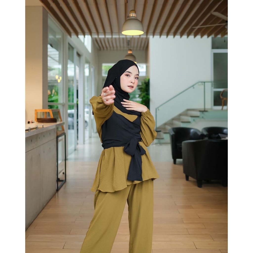 LESTI SETCEL - SETELAN WANITA - SETELAN OVERSIZE