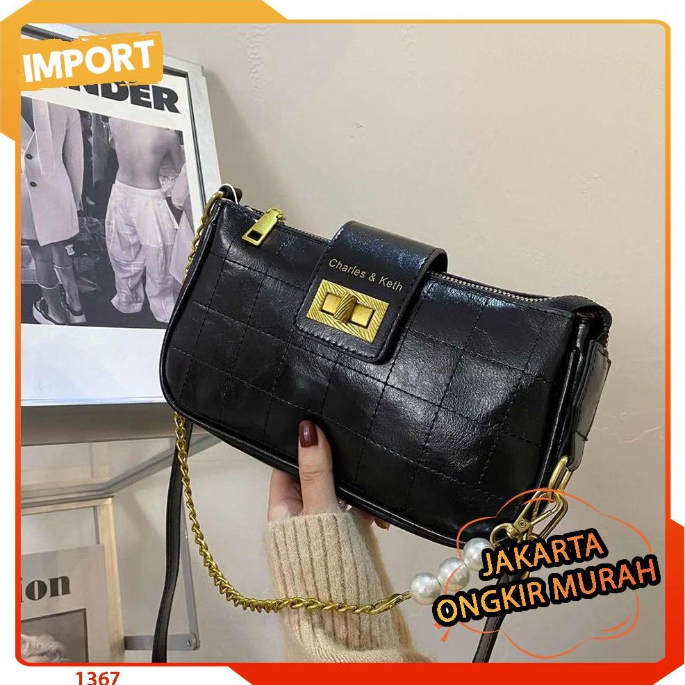 JAKARTA D 1367 TAS SELEMPANG WANITA BRANDED GROSIR KEKIANIAN IMPORT