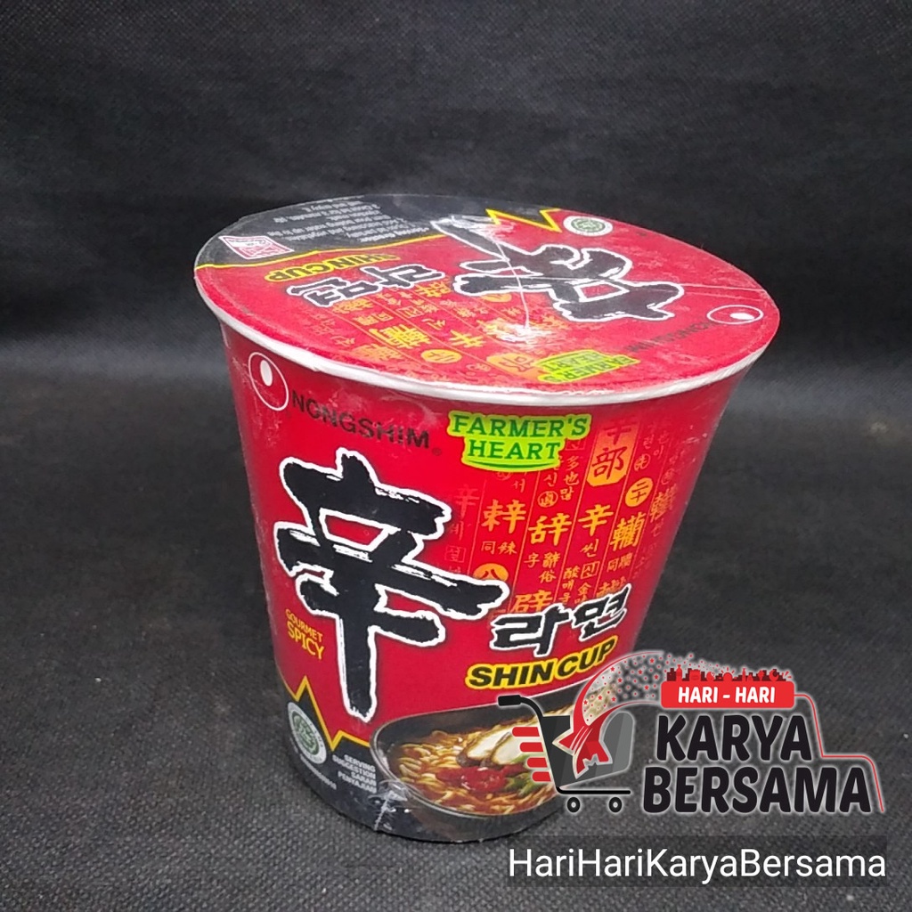 

MIE INSTANT NONGSHIM NONG SHIM SHIN CUP SPICY 72GR