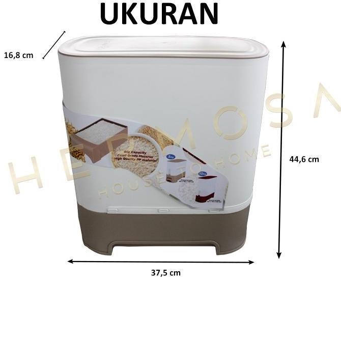 ROVEGA TEMPAT BERAS SUPER RICE BOX RICE CONTAINER RICE WISE 15KG RER4645RER
