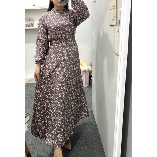 Cherry_ Stelan gamis floral | atasan bunga | skirt floral | Vintage