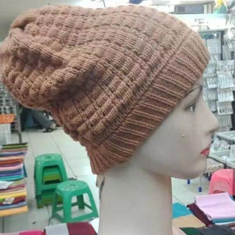 ㅻ Kerpus topi kupluk ciput rajut wanita dewasa | topi nenek rajut | ciput emak | kerpus kupluk ibu i
