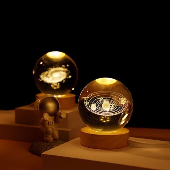 LUMINOUS CRYSTAL BALL / LAMPU TIDUR KRISTAL ORIGINAL