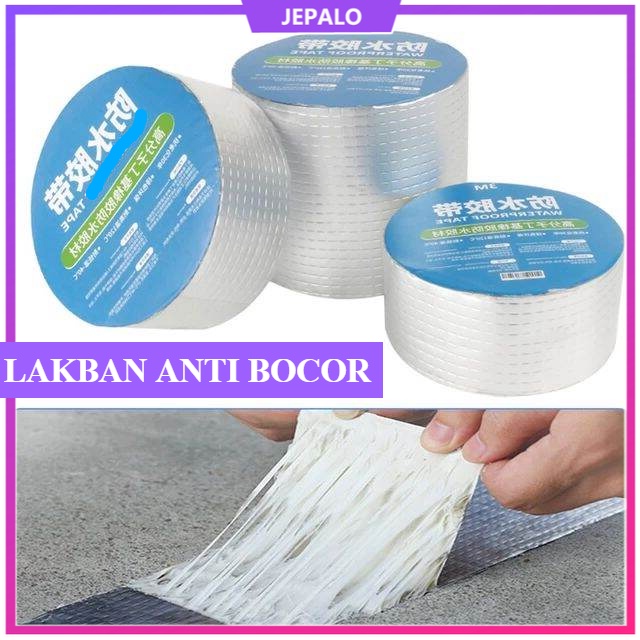 Lakban Anti Bocor Anti Air Tahan Panas Aluminium Foil Asphalt Tambal Atap dinding Lem Talang Serba G