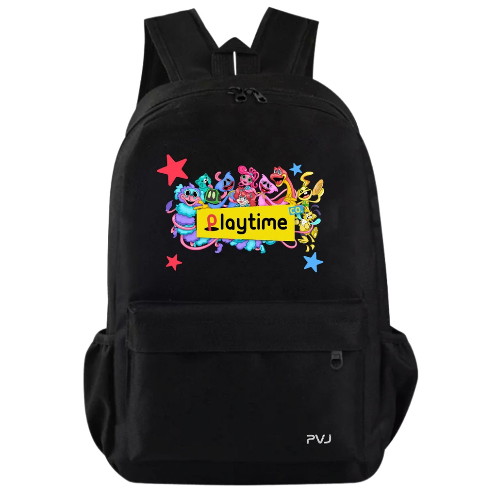 PVJ - Tas Anak Unisex Motif Poppy Playtime Game Ransel Backpak